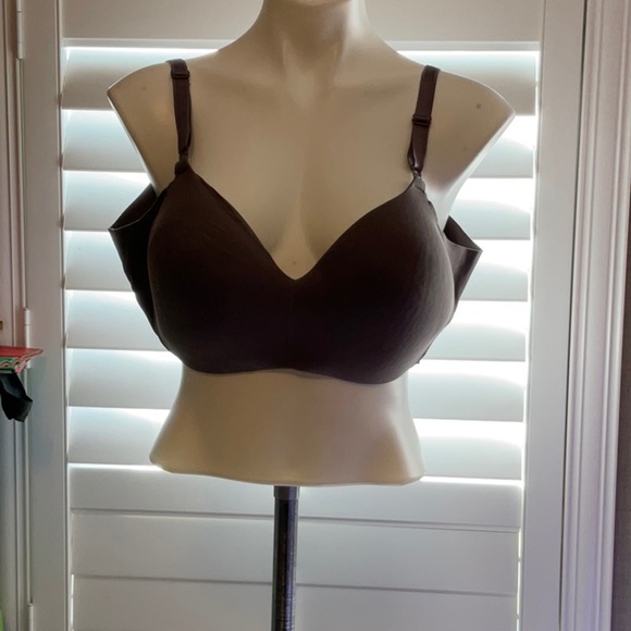 Elegant Brown Full-Coverage Bra - Picture 1 of 4
